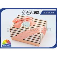 Quality Fashion Reusable Hard Cover Pink Lovely Paper Box with Dividers Inside , Wedding for sale