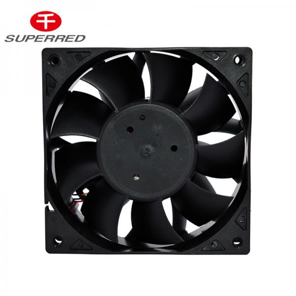 Quality 6.727m3/Min 120x38mm DC12/24/48V PBT Server Cooling Fan for sale