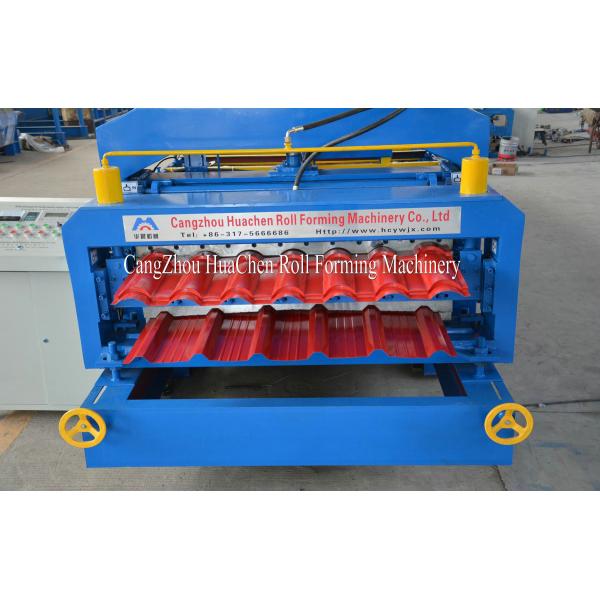 Quality Corrugated Iron cold roll forming equipment , Concrete Roof Tile making Machine for sale