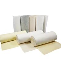 Quality Nonwoven Industrial Filter Cloth Nomex , Calendering Dust Collector Filter Bag for sale