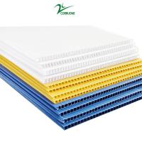 China Eco Friendly PP Corrugated Sheet 8mm 10mm Polypropylene Roofing Sheets factory