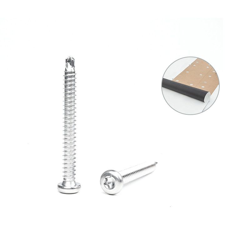 China Plain 6.3x55 SUS410 Pan Torx Star Screw Stainless Steel Button Head For Roof Epdm Membrane factory