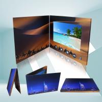 china Foil Stamping High Resolution 4.3 Inch HD TFT digital video brochure,video direct mail,playing music and video