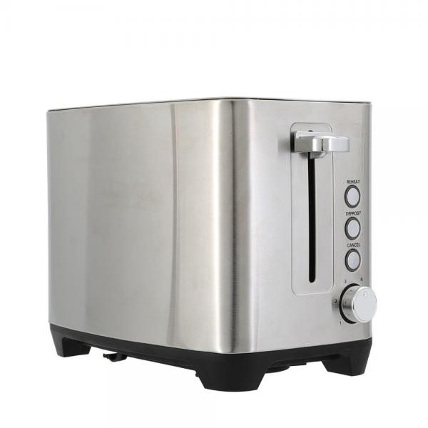 Quality 1000W Household Long Slot Toaster Stainless Steel 2 Slice 120V for sale