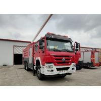 China 206Kw 4x2 Drive Manual Transmission Water Tanker Fire Truck with 65m Spray Range factory