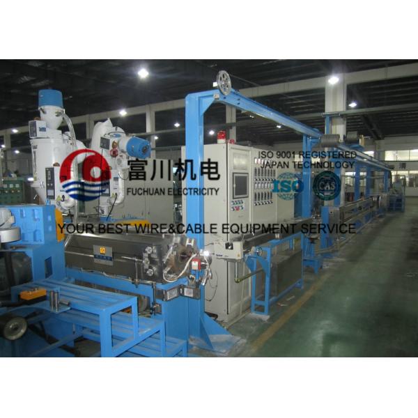 Quality Automobile Wire / Plastic Insulating Wire Extrusion Machine With Screw Dia 60mm for sale