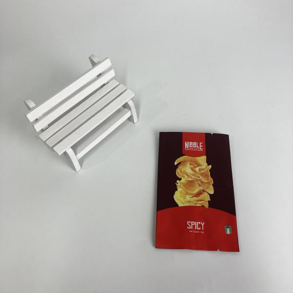 Quality Zipper Top Small Size Back Seal Bags For Chips Mini Snacks Packing Pouch for sale