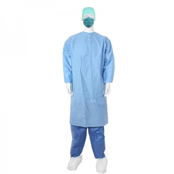 Quality Waterproof antistatic Disposable Surgical Coat 18-60gsm Disposable Ot Gown for sale