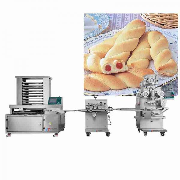 Quality PLC 4.5Kw Double Color Cookie Machine Industrial Cookie Maker for sale