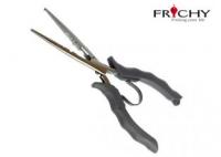 China Stainless Steel Fishing Pliers / Split Ring Pliers With Black Nickel Finish / Spring Leaf factory