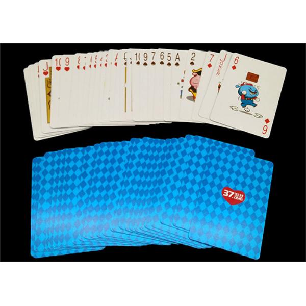 Quality 57*87mm Bridge Size Custom Printed Playing Cards Paper Offset Printing for Club for sale