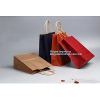 China Wholesale custom logo luxury white gold printing coated paper shopping bag for gift,Gloss laminated portrait-shape stron factory