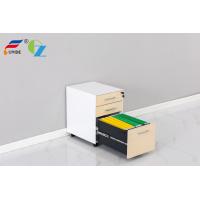 China Office Furniture Steel Metal 3 Drawers Filing Cabinet Mobile For A4 File factory
