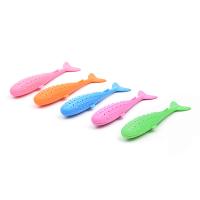 China Food Grade Pet Play Toys Fish Type Durable Anti - Aging Size 165 * 35mm factory