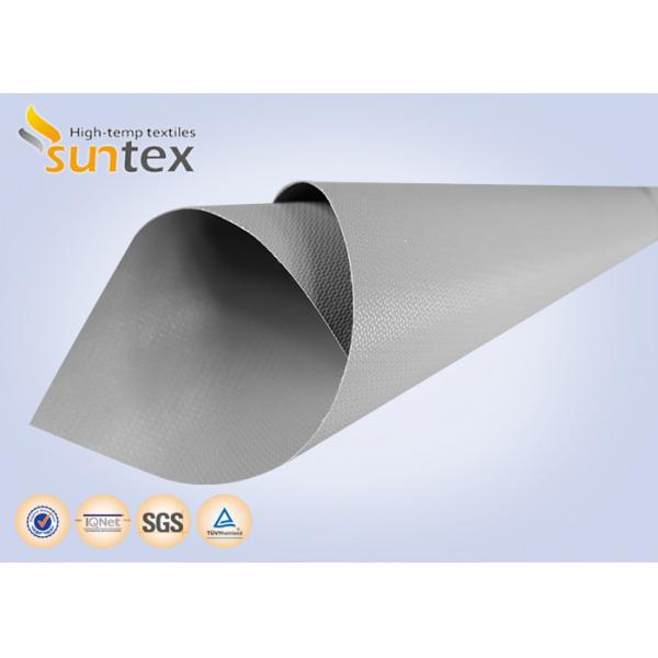 Quality Heat Resistant Panel Ptfe Coated Fiberglass Cloth 0.45mm Fire Screen Fittings And Flange Covers for sale