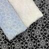 China Circle Hollow Out Cotton Embroidered Fabric Geometric 52'' Width factory