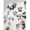 China Best quality Unisex  100% Cotton T Shirt Women Quick-drying Full Panda Printing T-shirt factory