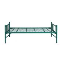 China spray paint Army Folding Single Metal Bed Frame factory