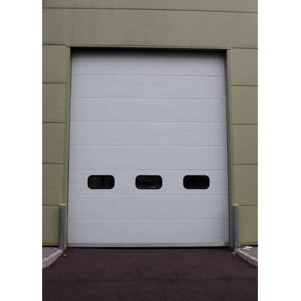 Quality Anti Wind 23bd Overhead Sectional Door Powder Coated With Great Surface China for sale