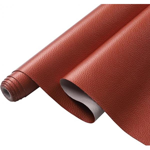 Quality 3MM Artificial Fake Leather Vinyl Fabric Waterproof Fake Leather Pvc For Tablecloth for sale