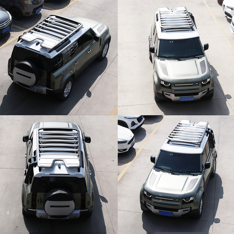 China Lightweight Car Roof Luggage Carrier Basket Roof Rack Land Rover Defender 110 2020 factory