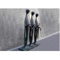China Music City Abstract Figure Bronze Sculpture Outdoor Three People For Museum factory