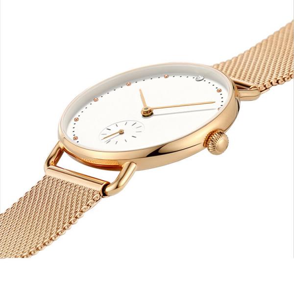 Quality 3.2cm Stainless Steel Quartz Wrist Watch Waterproof Corrosionfree for sale