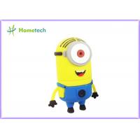 Quality Yellow & Blue 1GB Despicable Me Cartoon USB Flash Drive / Minion USB Stick for for sale