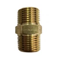 China 1/2 Male NPT *1/2 Male Npt Brass Hex Nipples Equal Brass Pipe Adapter factory