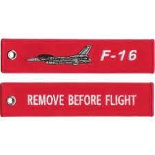Quality Custom Remove Before Flight Keychain Extremely Durable Embroidered Key Tags for sale