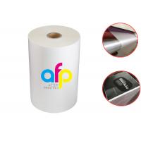 Quality Double Side Corona Treated Thermal Laminate Roll , Spot UV Varnish Thermal Film for sale