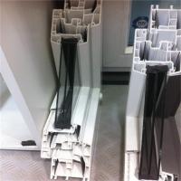 Quality Single Double Glass UPVC Extrusion Profiles Lead Free 1.8mm 2.0mm 2.8mm for sale