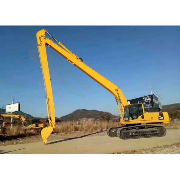 Quality Komatsu Excavator Boom Stick Max Reach Cut Depth 16m Yellow Color Q345B Q690D for sale