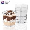 China New arrival eco-friendly disposable cute plastic cup with lid for dessert factory