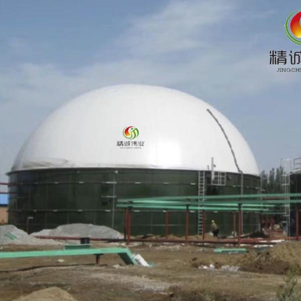 Quality Airproof Biogas Gas Holder Wastewater Floating Gas Holder Type Biogas Plant for sale