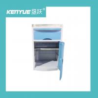 China Hospital specific ABS material blue bedside cabinet Ward bedside cabinet factory