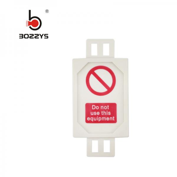 Quality BOSHI Custom Industrial Lockout Safety White Scaffolding Tags for sale