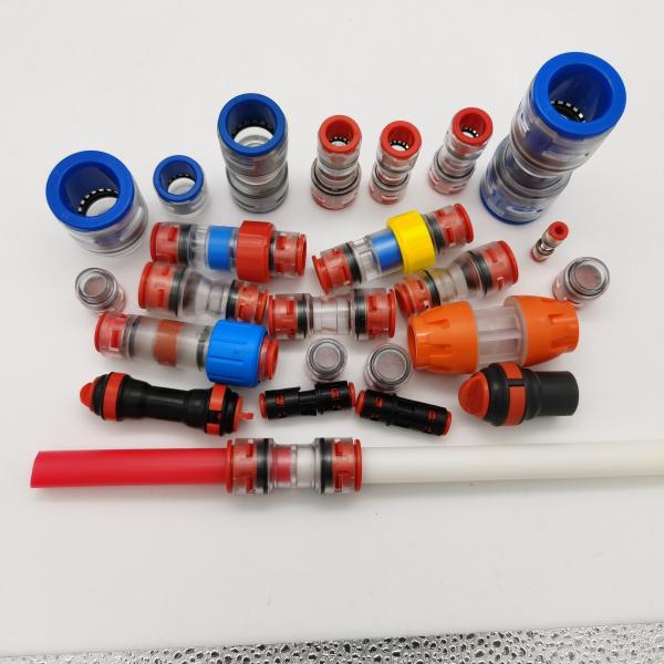 Quality High Quality Red Or Green NBR & Polyacetal Microduct Connector for B2B Purchasing for sale
