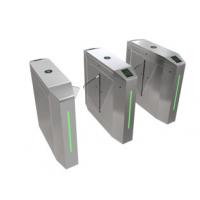 China Luxury Ticket Turnstiles Access Control Oblique Octagon Wing Gate Turnstile factory