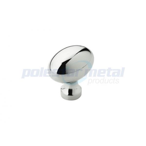 Quality Cabinet Knobs And Handles / Polished Brass Zinc Alloy Modern Oval Cabinet Knob for sale