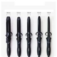 Quality Adjustable Temp 19mm -38mm Electric Hair Curlers For Short Hair 1 Inch Curling for sale