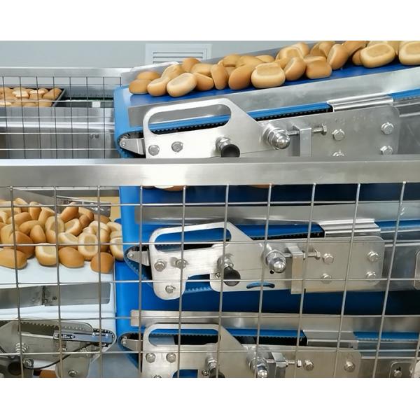 Quality Independent Controlled Cup Cake Cooling Multi Way Curved Belt Conveyor for sale