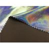 China Dream Color Imitation Leather Fabric / Lamination Leather Fabric For Clothing factory