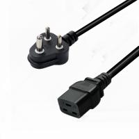 China PVC RUBBER Conductor 16A 250V SABS South Africa Power Cord for Consumer Electronics factory