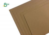 China 250gsm 300gsm 350gsm Kraft Liner Paper / Virgin Pulp Reddish Kraft Paper For Hand Bag factory