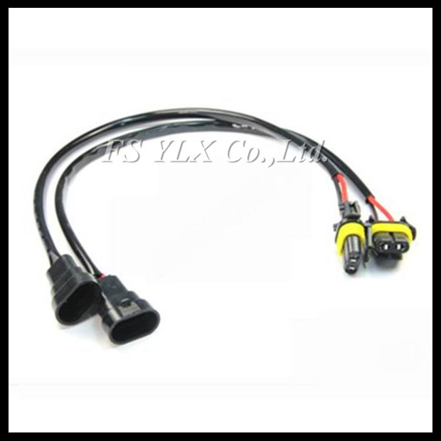 China 9006 HB4 Male Female LED Xenon 9006 Wiring Harness Connector socket for LED HID fog lamps factory