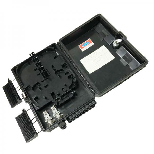 Quality ABS 15KV 48 Cores SC APC FTTH Fiber Optic Termination Box for sale
