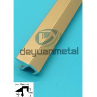 China 10mm Aluminum T Profiles , t shaped aluminium extrusion With Bevel Edge for sale