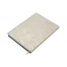China Silver Hardbound Notebook Journal , Leather Bound Notebook A5 Hot Stamping factory