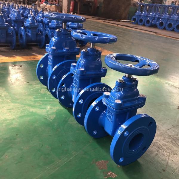Quality Ductile Iron Soft Seat Gate Valve 8 Inch F4 German Standard for sale